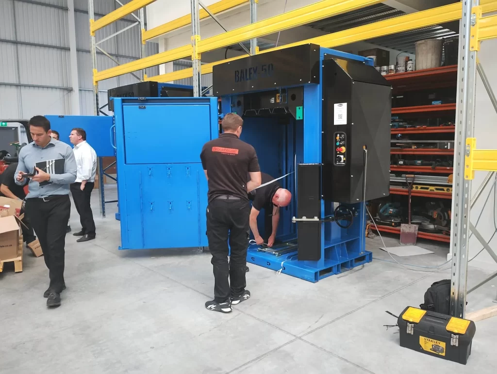 Europress Balex baler installation